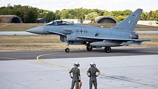 Alman Eurofighter savaş uçağı