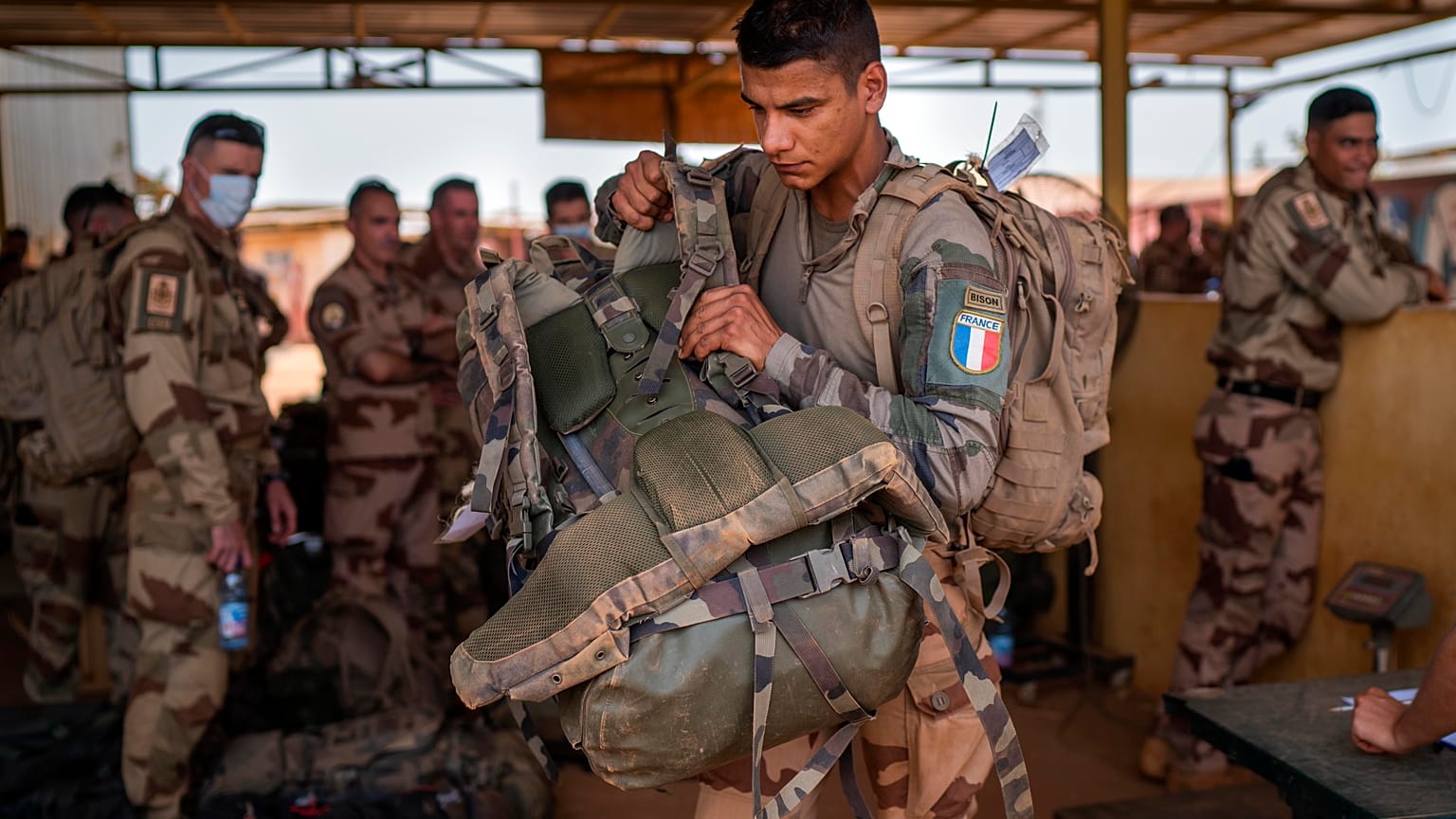 File picture: French Barkhane force soldiers who wrapped up a four-month tour of duty in the Sahel leave their base in Gao, Mali, June 9, 2021