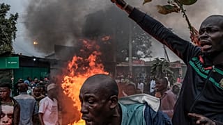 Des partisans de Raila Odinga - 15 août 2022