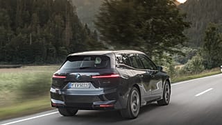 A BMW iX similar to the vehicle involved in the four-car collision in southern Germany on Monday.