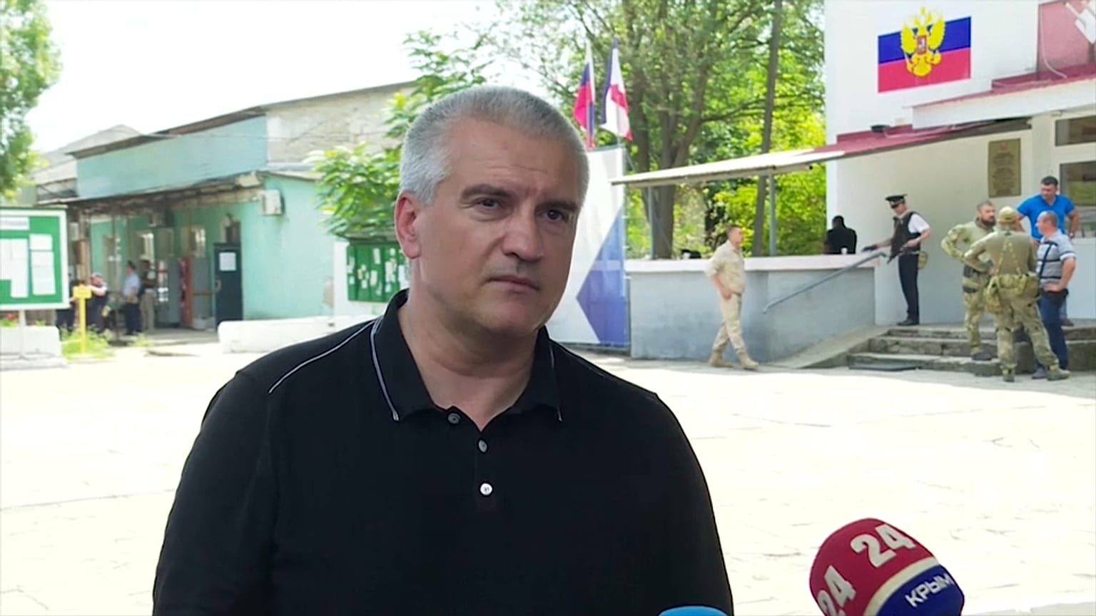  Sergueï Aksionov, gouverneur de Crimée nommé par Moscou, le 16 août 2022