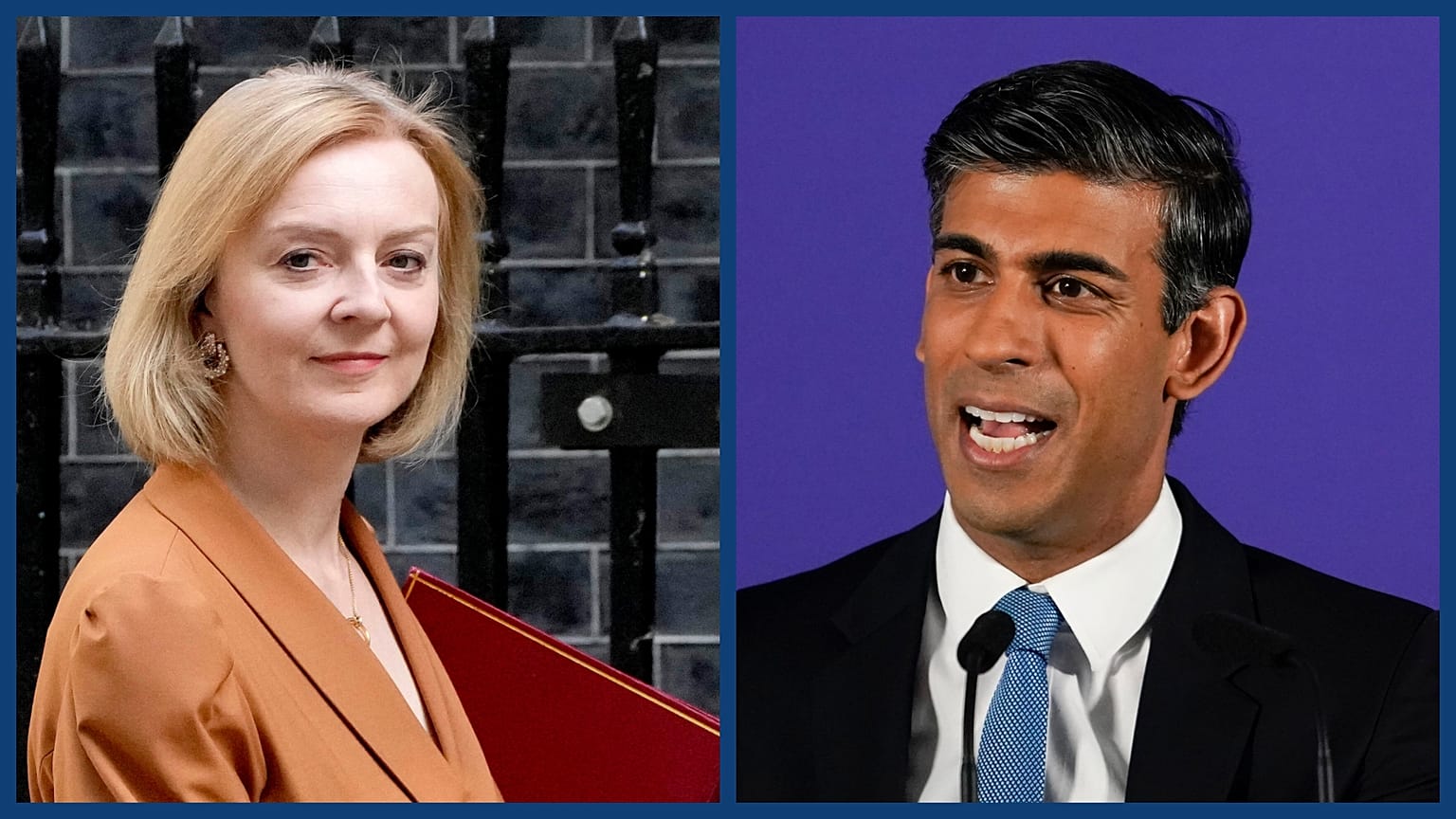 Liz Truss és Rishi Sunak 
