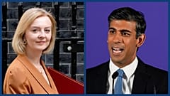 Liz Truss és Rishi Sunak 