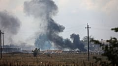 Взрывы на военном складе у села Майское