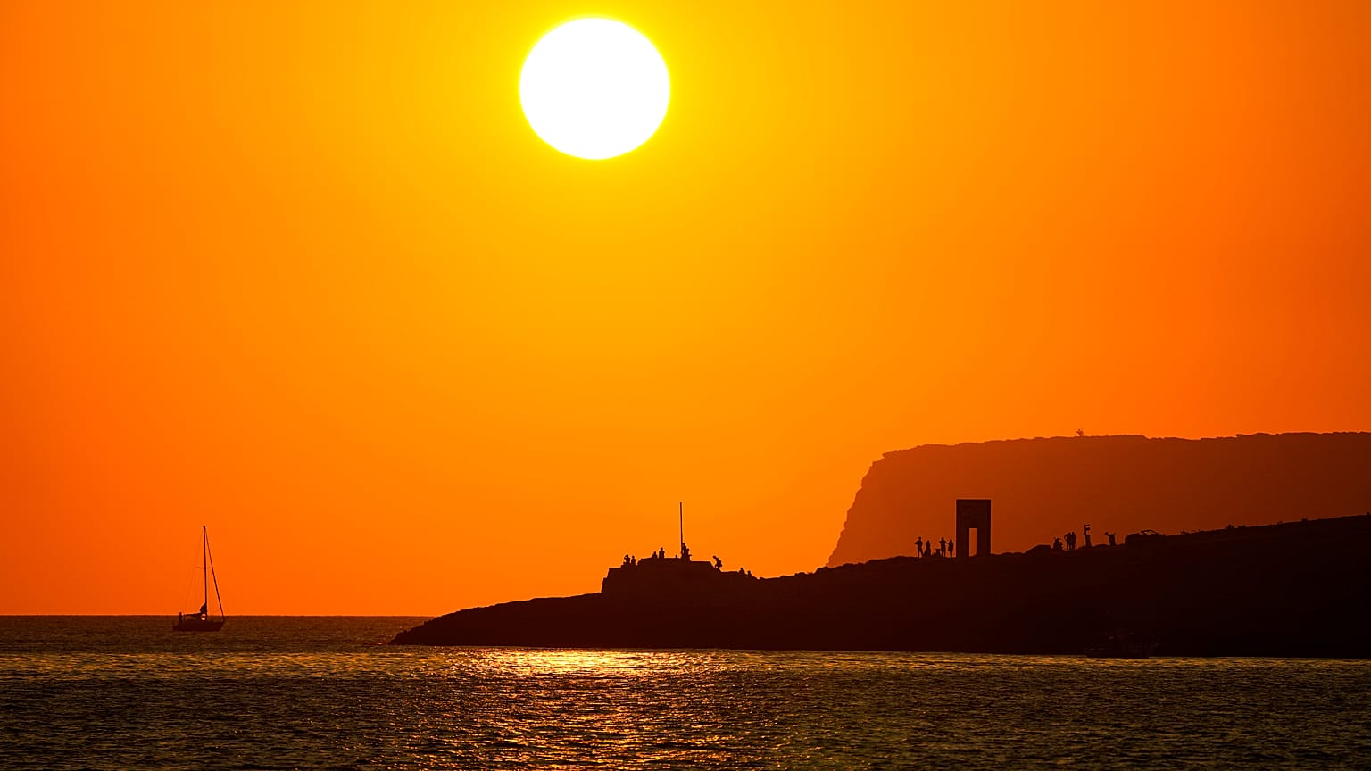 Temperatura da água no Mediterrâneo está entre 3 e 5 graus acima do normal para a época do ano