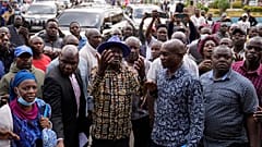 Raila Odinga támogatói körében 2022. augusztus 16-án