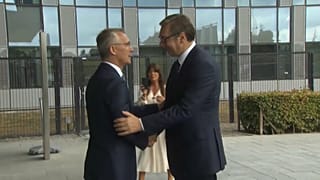 Йенс Столтенберг и Александр Вучич.