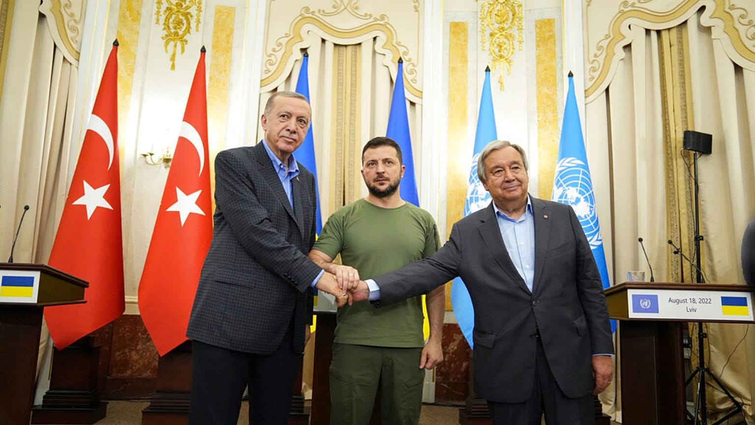 سفر آنتونیو گوترش و رجب طیب اردوغان به اوکراین