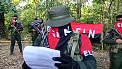 Portavoz de la guerrilla colombiana Ejército de Liberación Nacional