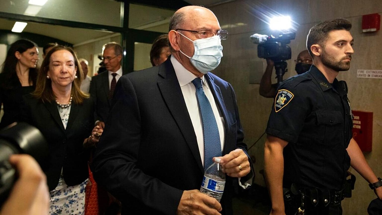 The Trump Organization's former Chief Financial Officer Allen Weisselberg leaves from court, Thursday, Aug. 18, 2022, in New York.