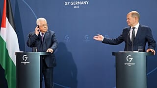 دیدار محمود عباس و اولاف شولتس