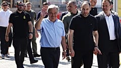 António Guterres beim Rundgang durch den Schwarzmeerhafen Odessa