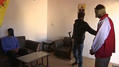 El Schafi Elscheich bei seiner Festnahme im Januar 2018 durch eine kurdischen Miliz in Syrien
