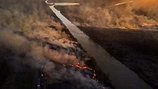 Пожары в Аргентине
