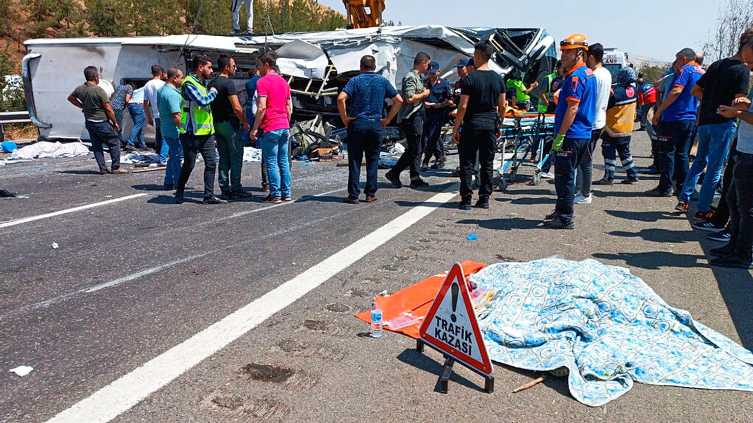 Λίγο μετά το τραγικό δυστύχημα