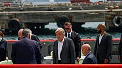 Ο Α. Γκουτέρες στην επιθεώρηση των εξαγωγών από την Κωνσταντινούπολη
