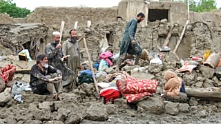 مردم سیلزده و درمانده در ولسوالی خوشی ولایت لوگر افغانستان
