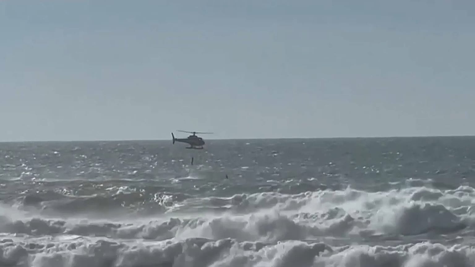 Dramatic footage captured lifeguards saving people from riptides in Biarritz
