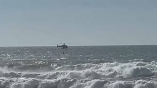 Dramatic footage captured lifeguards saving people from riptides in Biarritz
