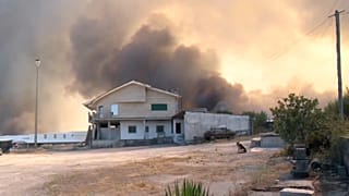 The country is on alert over the risk of forest fires. 