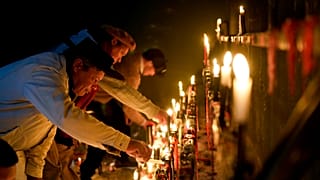 Fête votive païenne en l'honneur de San La Muerte à Buenos Aires, Argentine, le 20 août 2022.