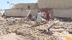 Aufräumarbeiten in Quetta