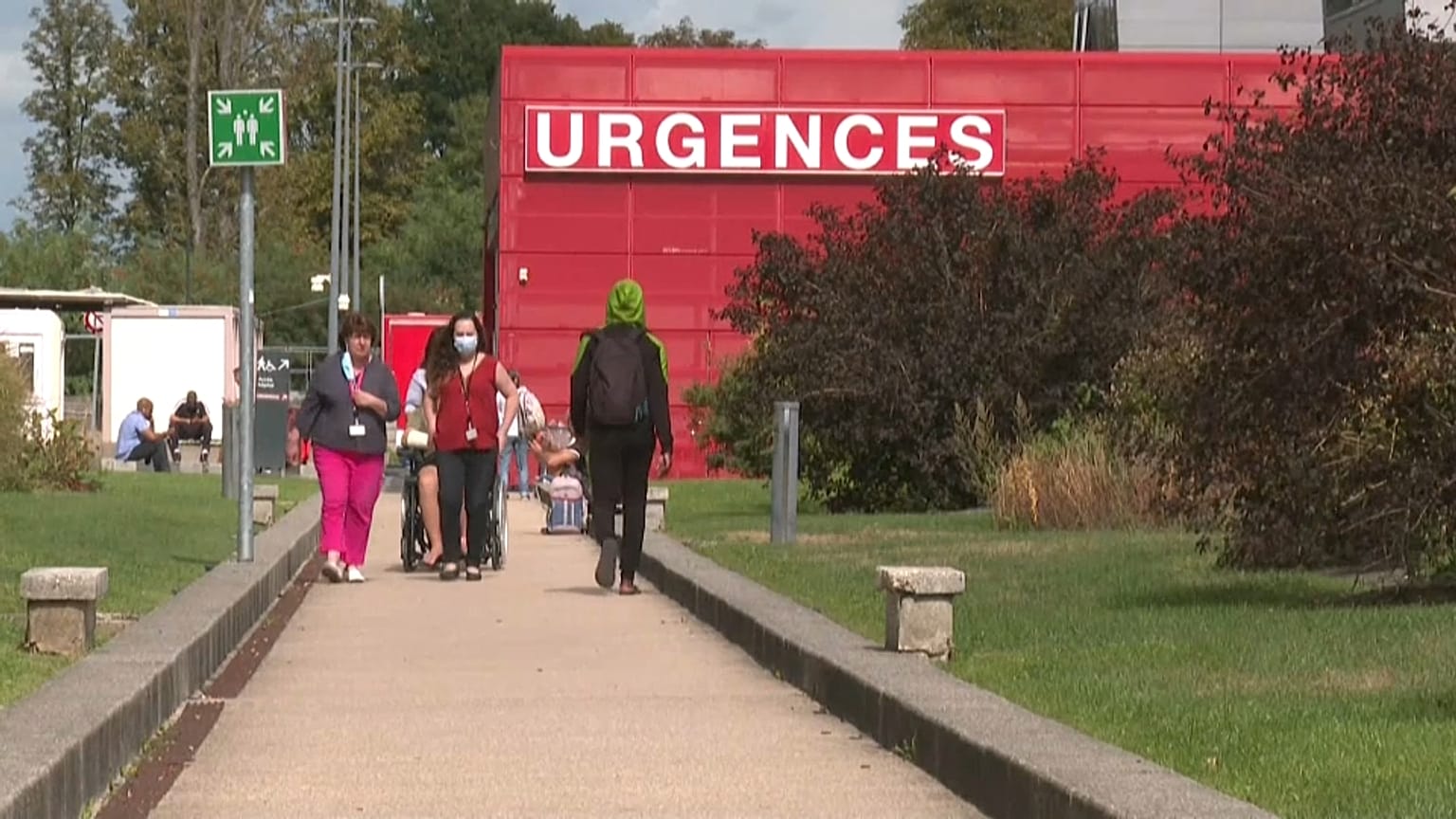 Capture écran / hôpital de Corbeil-Essonnes, sud-est de Paris