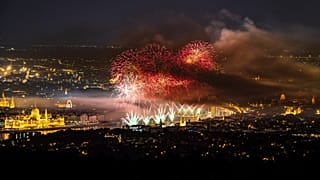 Budapeşte'de 20 Ağustos 2019'da düzenlenen kutlamalar