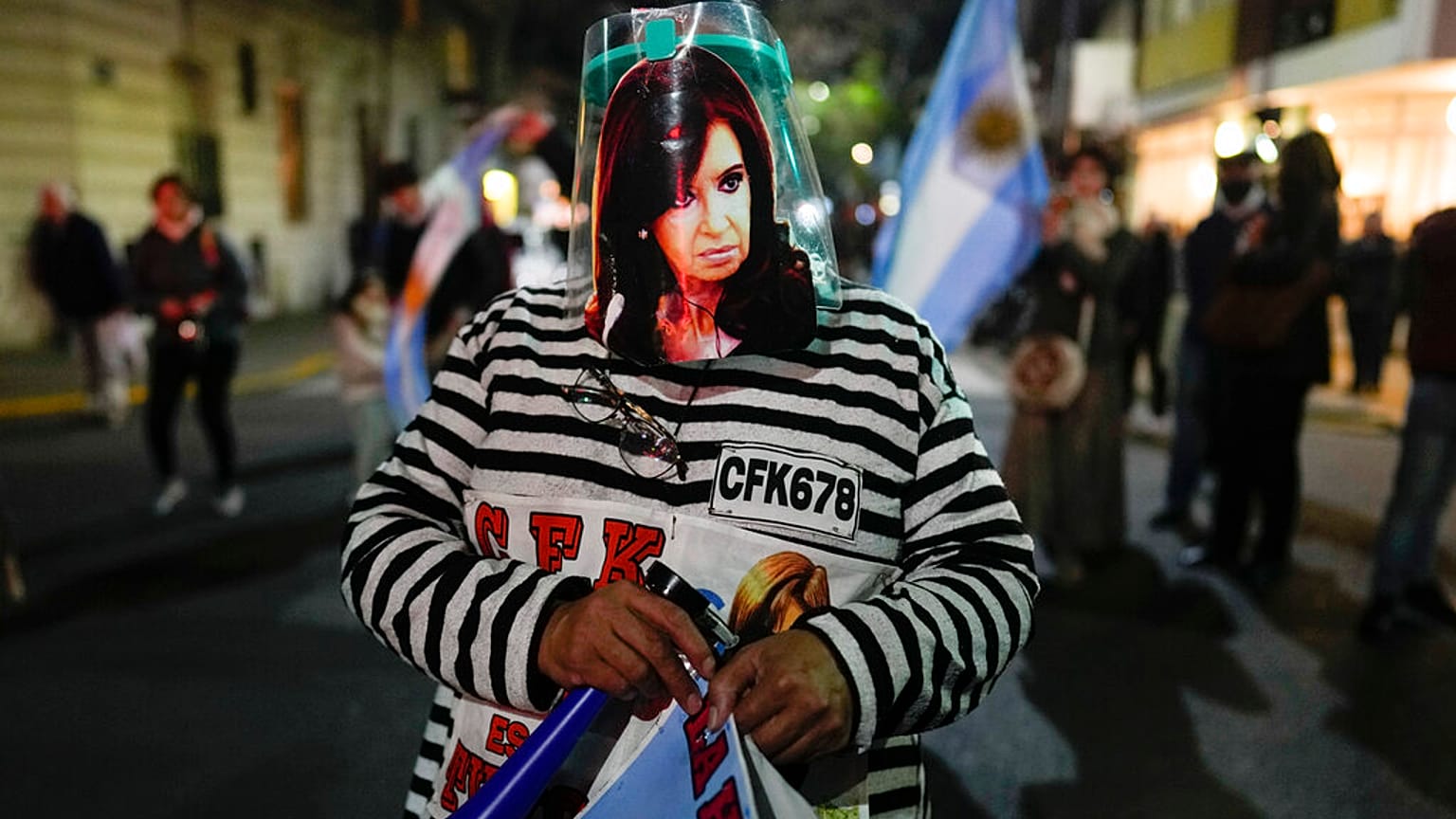 Manifestation contre Cristina Kirchner, le 22 aout 2022, Buenos Aires, Argentine