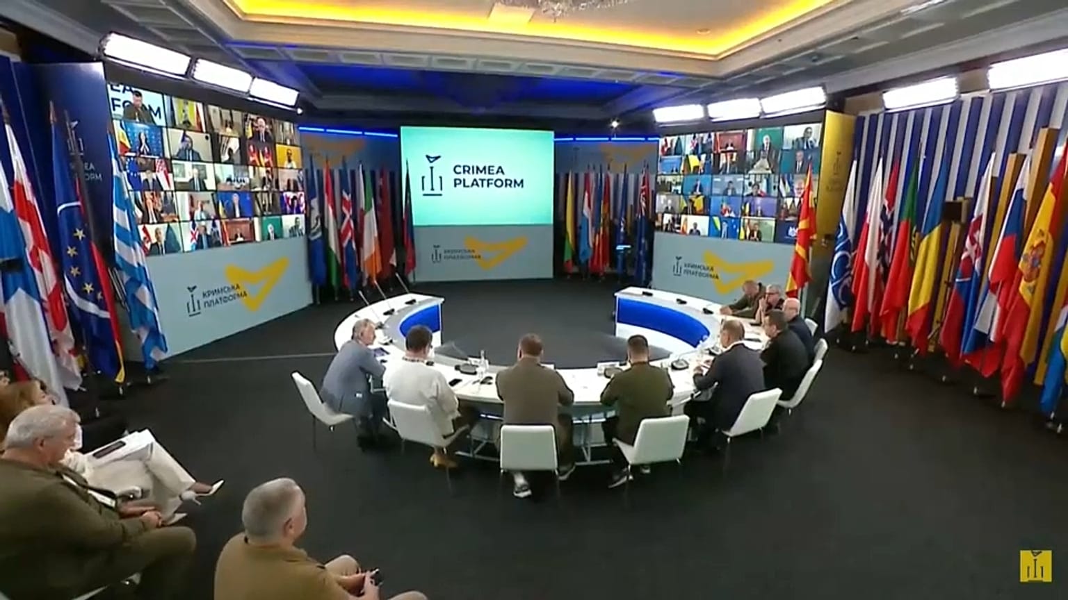 Le sommet dans un endroit protégé de Kyiv