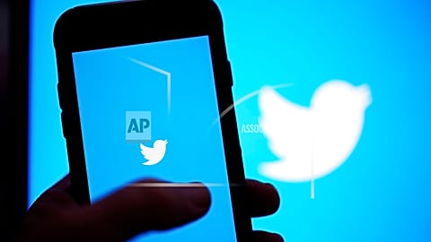 The Twitter application is seen on a digital device, Monday, April 25, 2022, in San Diego.