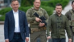 Zelenskiy, zirve öncesinde Polonya Cumhurbaşkanı Andrzej Duda ile Kiev'de buluştu