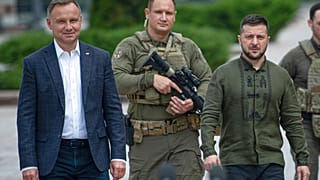 Zelenskiy, zirve öncesinde Polonya Cumhurbaşkanı Andrzej Duda ile Kiev'de buluştu