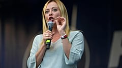 Giorgia Meloni bei Wahlkampf-Start in Ancona