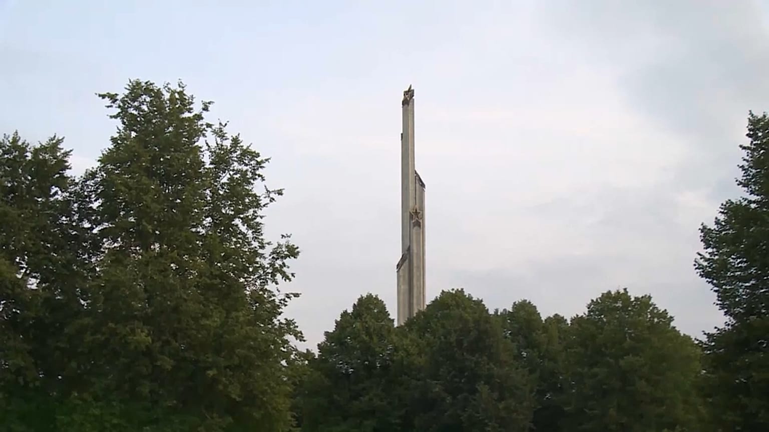 Monumento conmemorativo de la victoria del Ejército Rojo sobre la Alemania nazi.