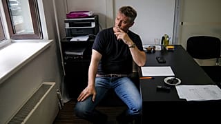 Евгений Ройзман во время интервью 15 июля 2022