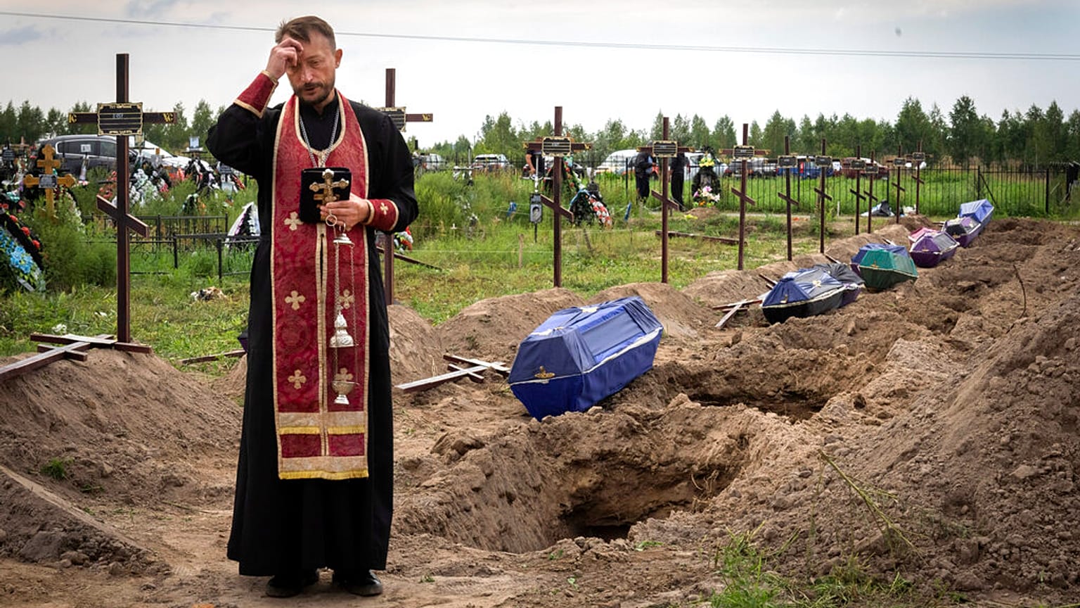 Padre Andriy em Bucha