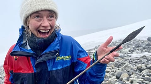 An ancient arrow discovered in Norway by Secrets Of The Ice,