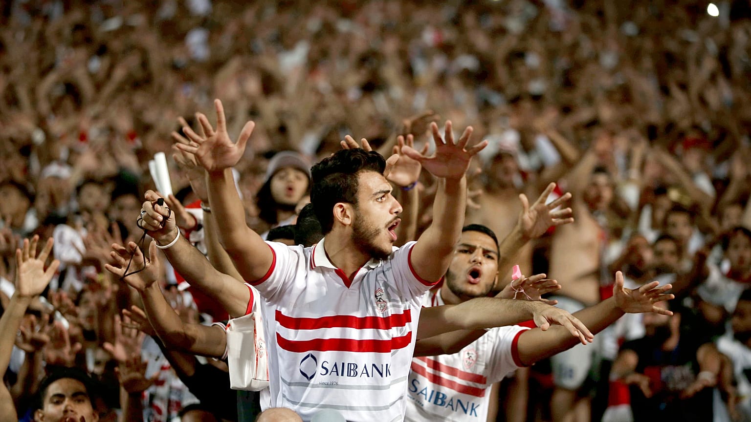 مشجعو نادي الزمالك المصري 