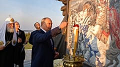 Владимир Путин на открытии памятника Александру Невскому, 11 сентября 2021