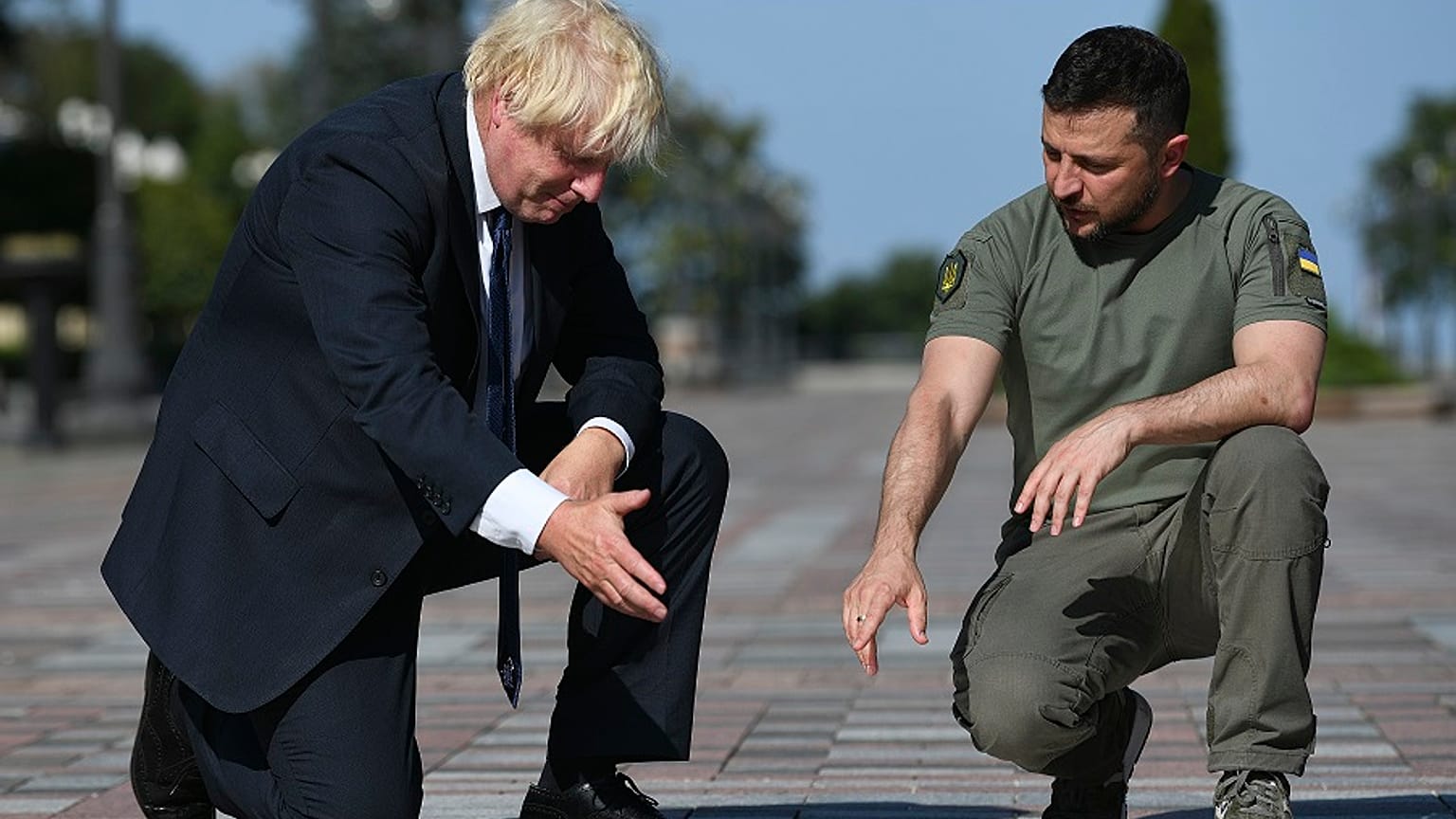 Johnson und Selenskyj in Kiew