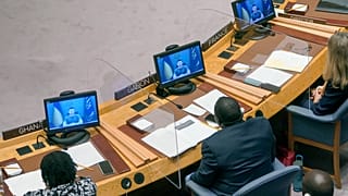 Президент Украины обратился к Совбезу ООН по видеосвязи