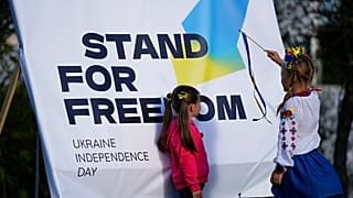 Cerimónia que marcou o Dia da Independência da Ucrânia, em Lisboa