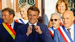 Президент Франции Эммануэль Макрон