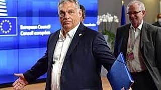 Vikto Orbán en una cumbre europea.