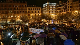 "Az igen az igen" demonstárció Pamplonában 2019-ben