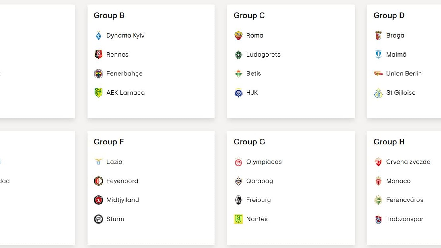 Η κλήρωση των ομίλων του Europa League
