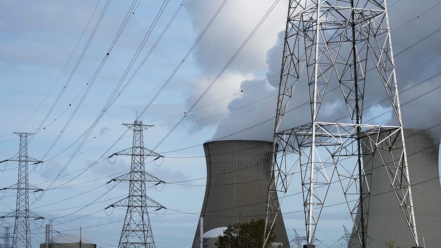 Centrale nucléaire à Doel en Belgique, en octobre 2021.