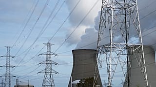 Centrale nucléaire à Doel en Belgique, en octobre 2021.