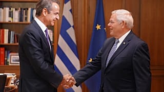 Κυριάκος Μητσοτάκης και Μπομπ Μενέντεζ